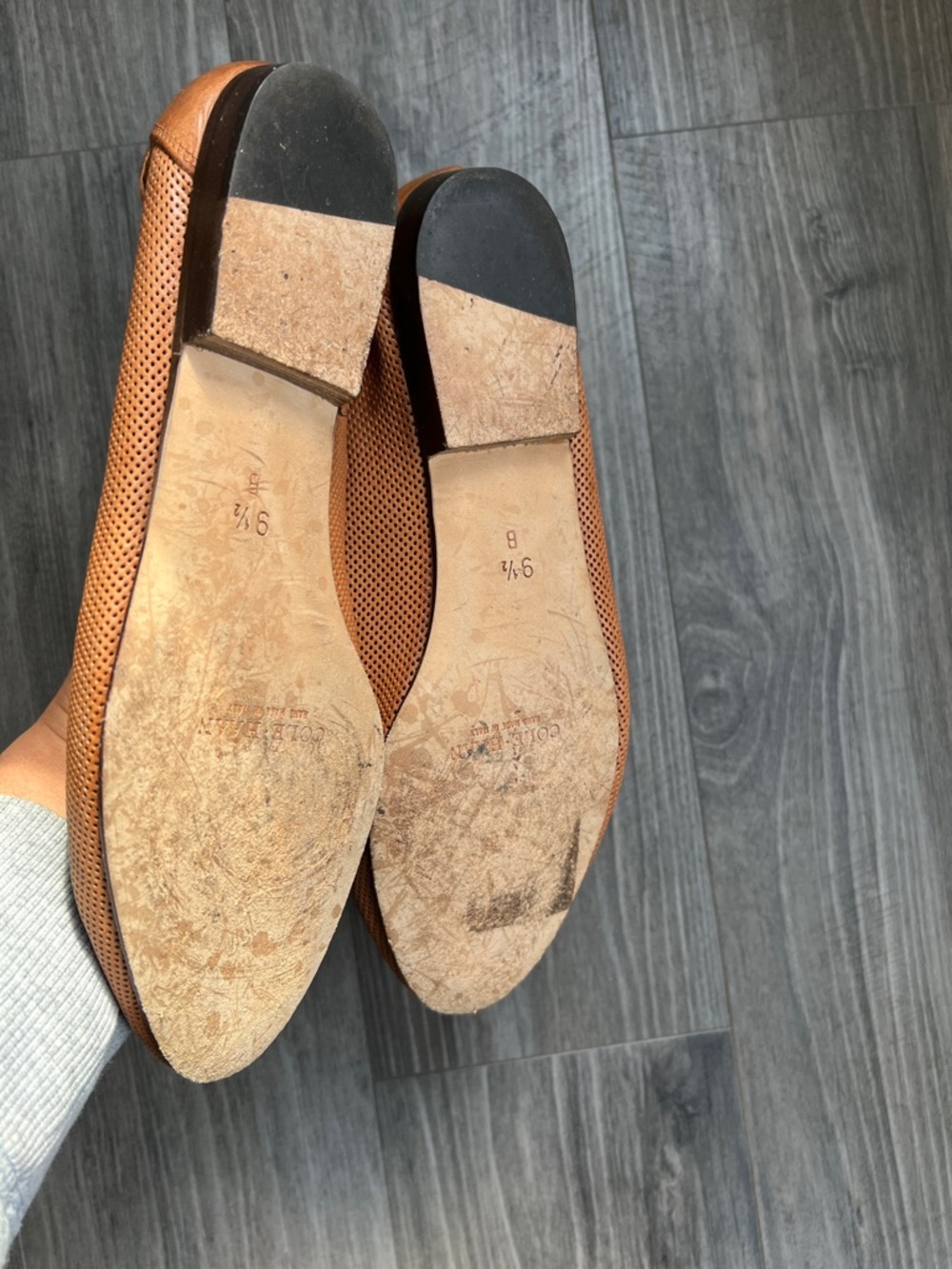 Lot bundle Sam eldman boot Cole Haan loafers flats brown 9.5 brown driver leathe - Picture 3 of 5